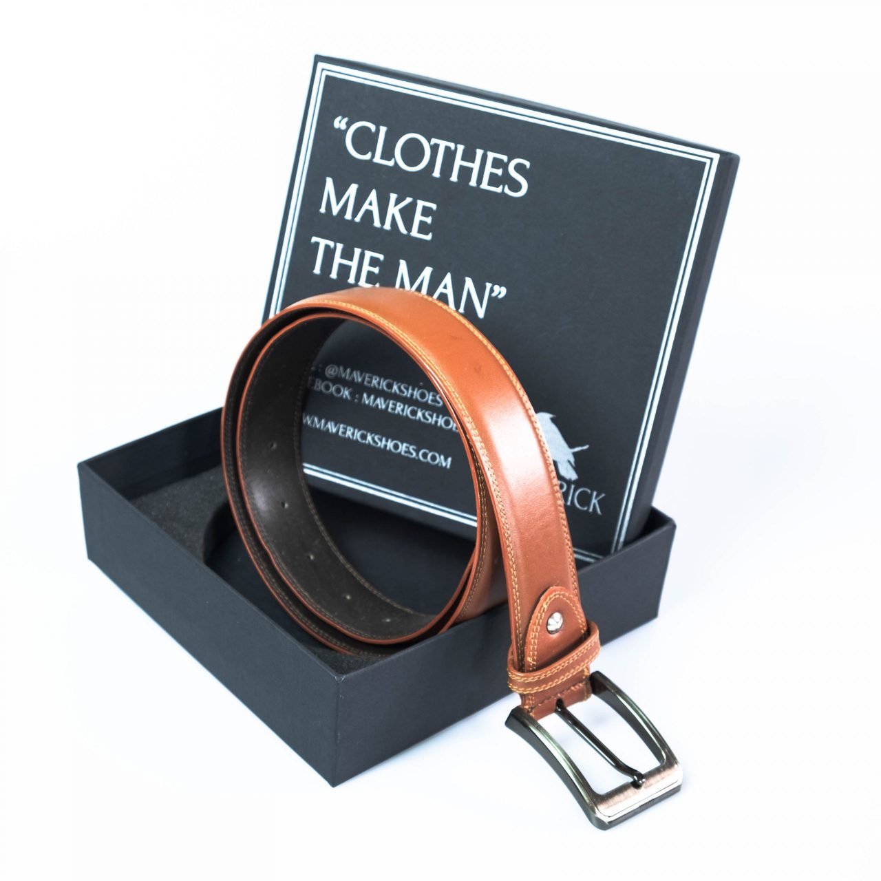 Tan Formal Belt